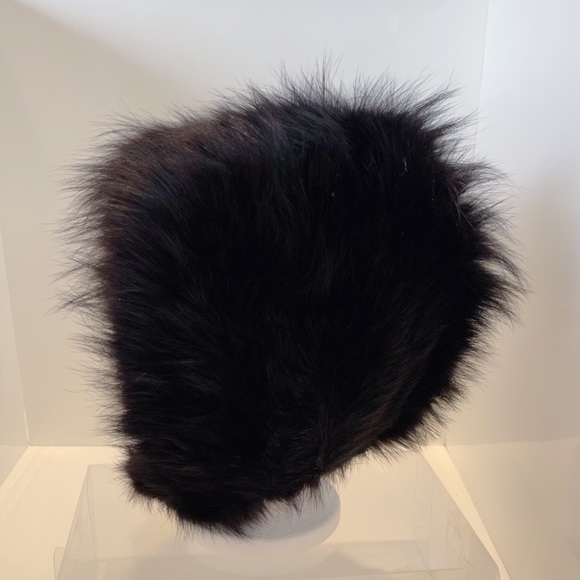Vintage Black Fur Hat - Picture 6 of 11